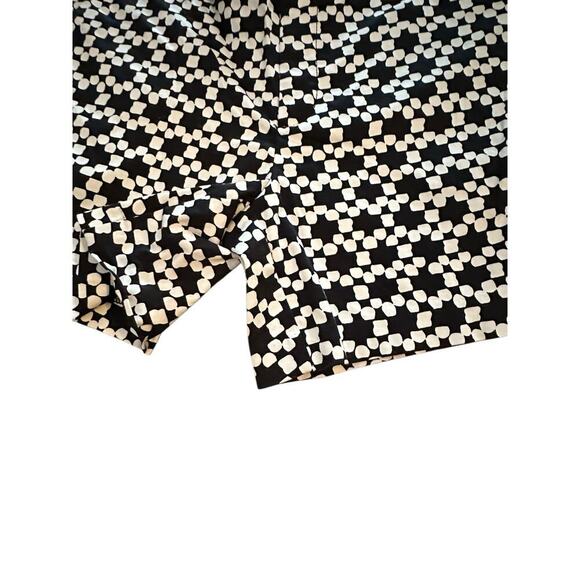 Banana Republic The AVONDALE White Black Polka Dot Hampton Shorts Size 8 - Picture 2 of 6